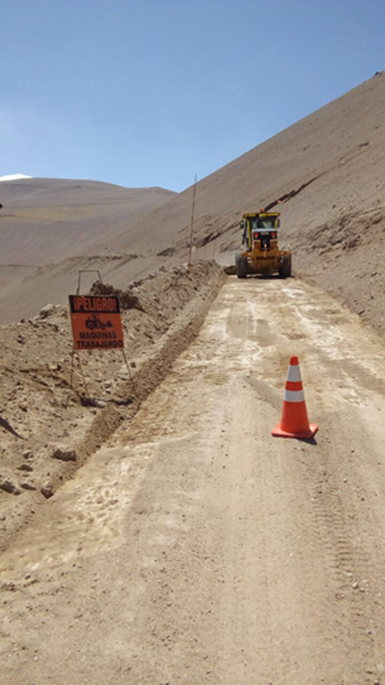 Construcción de caminos Bacor Vallenar